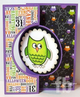 *Happy Owl-O-Ween
Keywords: Owls2Love Sizzix Flip-its Cards