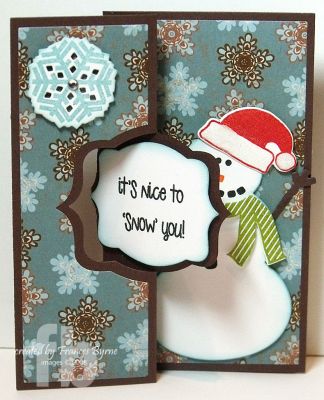 *Nice To Snow You
Keywords: soup4snowman snowman2build snowflakes2stamp Sizzix Flip-its Cards