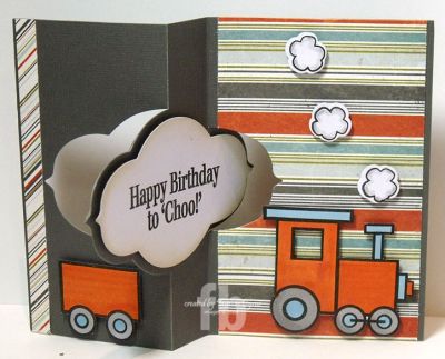 Look Who's 4
Keywords: Trains2Stamp Numbers4trains Popcorn2stamp Sizzix Flip-its Cards Birthday