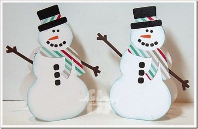 Snowman Shaped Card
Keywords: Snowman2build