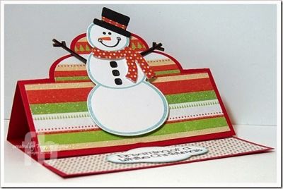 Keywords: Snowman2build; Sizzix Stand-Ups Cards