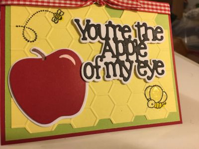 Apples for Rosh Hashanah
Apple card with bumble bee for Rosh Hashanah
Keywords: Apple bee honeycomb
