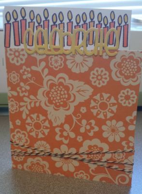 Celebrate Top Cut Card
A card I made using the August 2014 "Have Fun" Card Kit.
