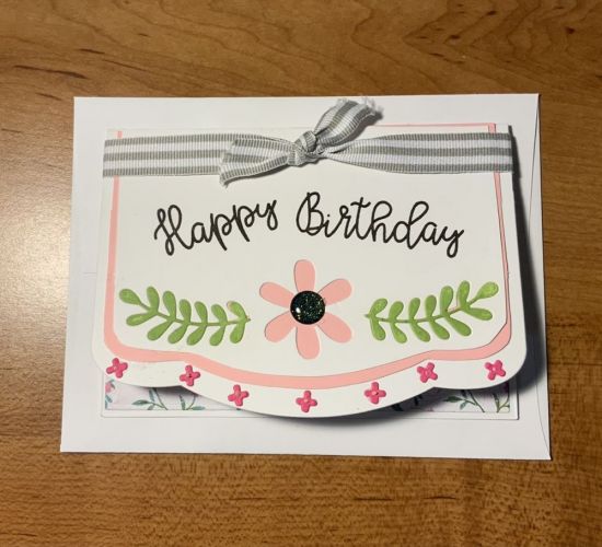 Happy Birthday note card
