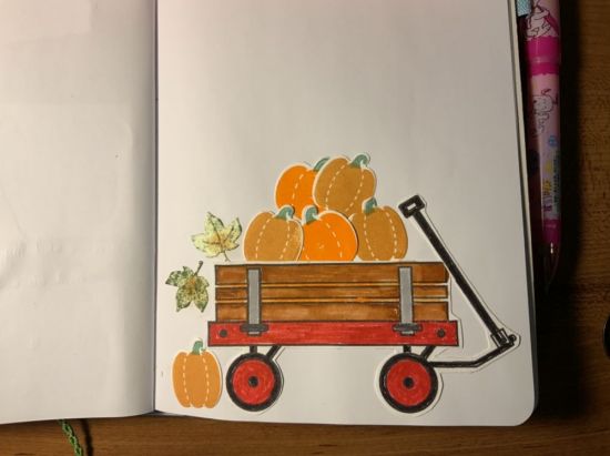 Travelers journal wagon for October 

