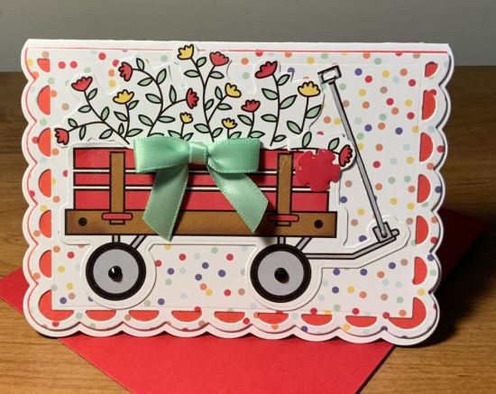 Wagon notecard
Keywords: Wagon A1 small scallop