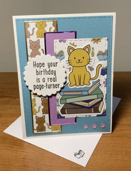 A page turner birthday card
