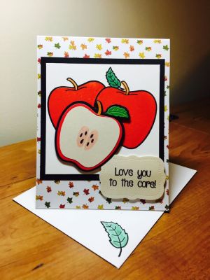 Apple love
Apple2stamp and dies
Happiness pattern paper

