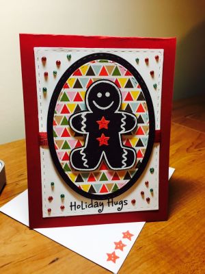 Holiday Hugs
Gingerbread2stamps and dies
Forever collection pattern paper
Stitched rectangle and oval dies
