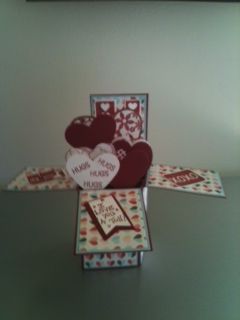 Valentine card in a box
