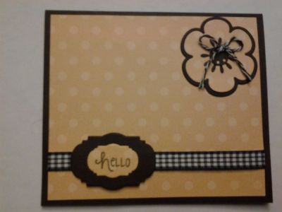 October Card Kit Club Hello Card
