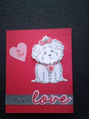 Cookie Valentine Love Card

