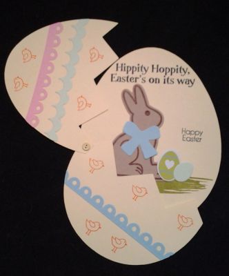 Easter Egg Card 3
I made 9 of these Easter egg cards using different colors and varying the decorations and sentiments
