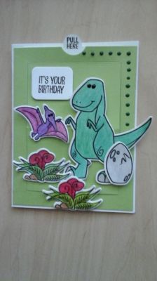 Dinosaur slider - front
