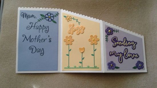 Z-fold Mother's Day Card   (outside)
Keywords: Z-fold Mother's Day Card