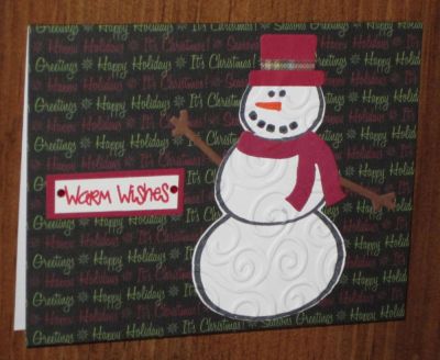 snowman christmas card 2
