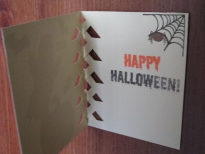 Boo Halloween card (inside)
