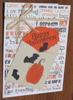 Halloween card with Mini envelope (outside)
