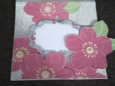 flower cut out card closed
