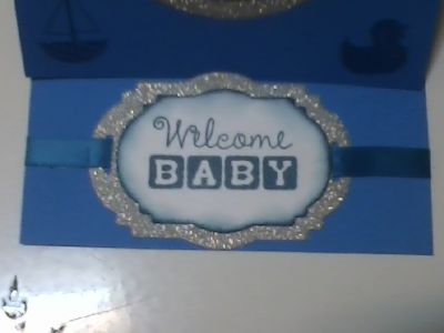 welcome baby inside close up
