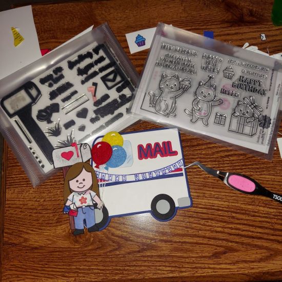 20230829_004530
Keywords: Mail truck fold it, Kirsten peep, cats birthday party, happy mail to stamp