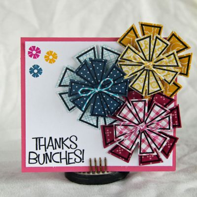 Thanks Bunches!
Made some thank you cards!
Keywords: crazy4daisies