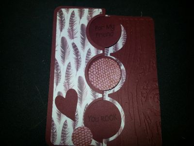 3x circle flip it friend card
Keywords: Flipits circles morespinner2stamp emboss timholtz