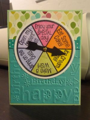 Happy Birthday Spinner
