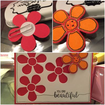 Kawaii paper clip Flower
