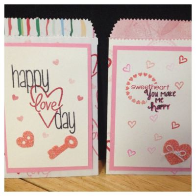 Valentine treat bags
