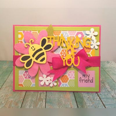 *thinking of you
Bee triplit. Thinking of you die.  Flower dies. Tsol papers and felt
Keywords: TriplitFlower1 TriplitBee