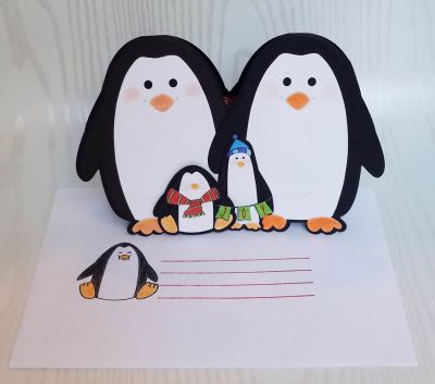 merry christmas
penguin fold it die. penguins2stamp/dies
