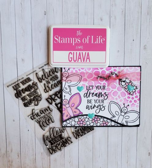 Dreams
With swish card and butterflies2stamp. Flower power stencil
