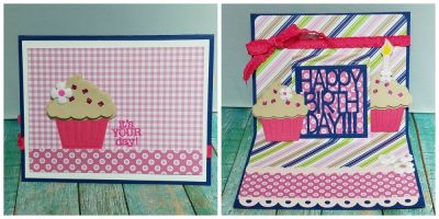 happy birthday cupcake
sizzix 3d happy birthday drop in. sizzix cupcake triplits. tsol papers and ink.  sizzix birthday stamp
