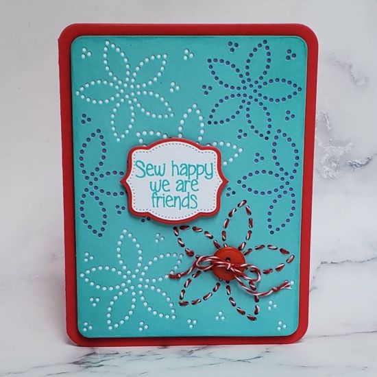 dotted flower background die. Labels4jar. Sayings4jar
