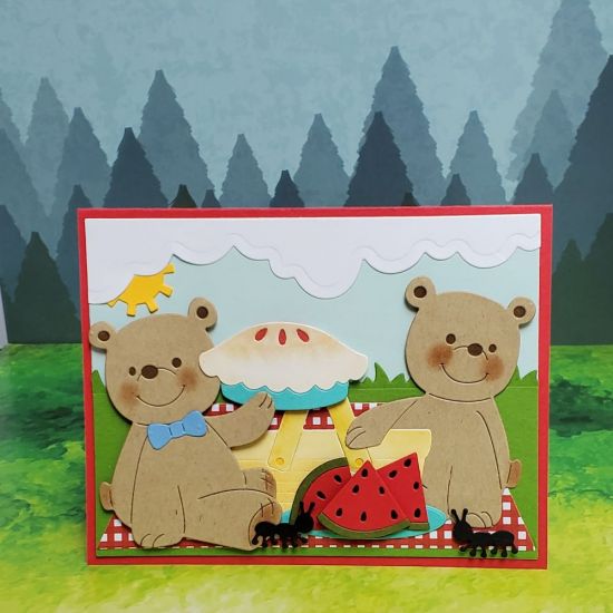 Picnicking bears

