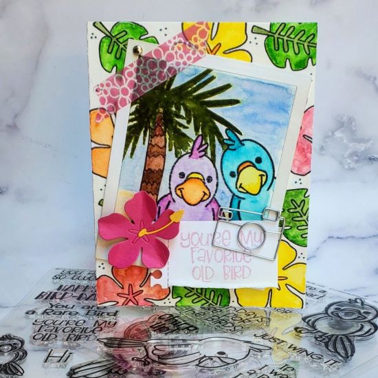 Birds2stamp and morebirds2stamp... tropicalflowers. Island2visit
