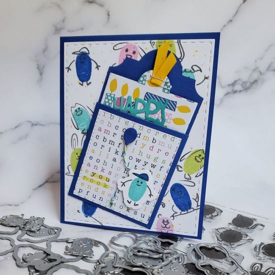 Happy birthday 
Fingerprints2stamp. Tag holder die set
Keywords: TagHolderDies