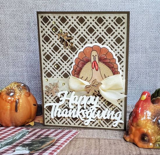 Happy thanksgiving
Plaid bkg die. Turkey pudgie. Leaf dies. 
Keywords: WordDies turkeypudgie