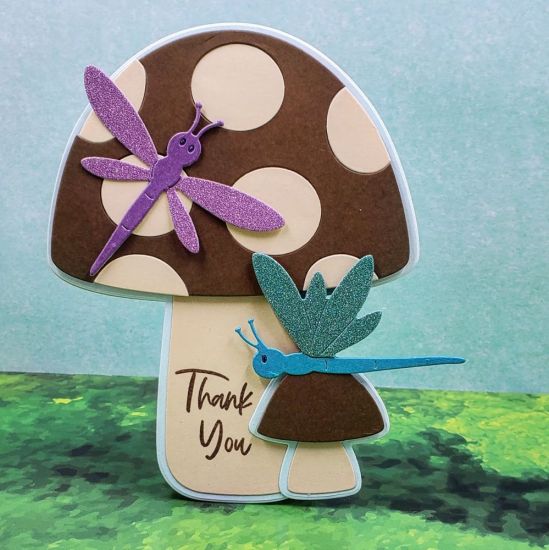 Thank you
Dragonflies2stamp and dies. MushroomFoldit
Keywords: MushroomFoldit