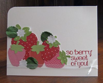 so berry sweet of you
strawberries2stamp and dies AND mini flower from mini flowers die set
