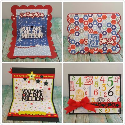 *one in a million
sizzix one in a million 3d pop up
