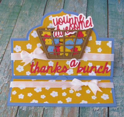 *you are awesome
Sizzix Flower Basket Thinlits Die Set.  all products TSOL.
