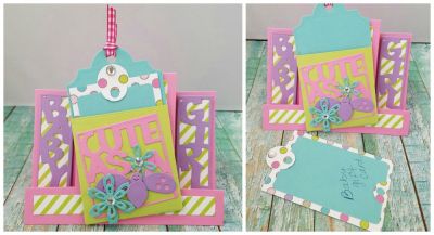 *baby gift card tag 
Keywords: shabbychicflowerdies
