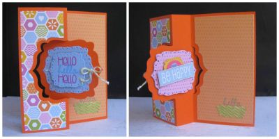 *happy
bubbly flip it die set. sizzix hello. tsol paper
