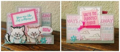 you are the cats meow
fluffycatpudgie4. sizzix kindness step up. stitched rectangle dies. tsol papers, inks, and markers
