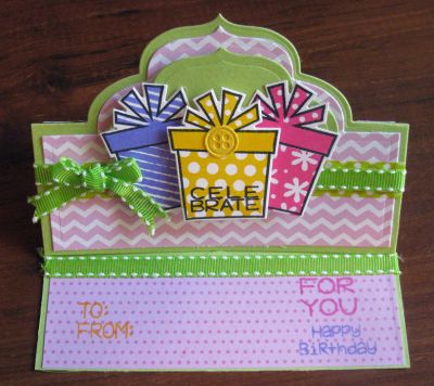 *celebrate
presenttriplits2stamp.elegant stand up. inks are TSOL. papers TSOL
