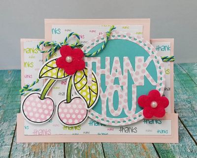 *thank you
circle thank you word die. kind sentiments step up. cherries2stamp. patterns4cherries + dies. tsol paper, inks, and embellishments.

