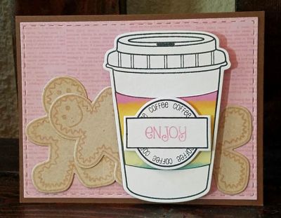 *enjoy
moregingerbread2stamp + dies. coffee4two. papers tsol. stitched rectangle

