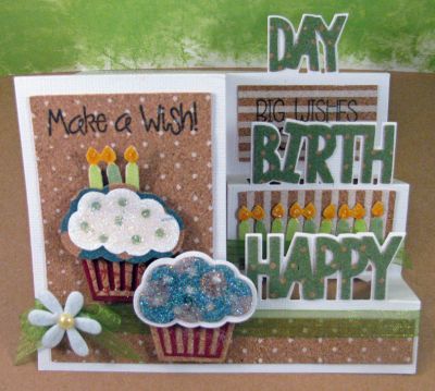 *happy birthday
sizzix happy birthday step up card
